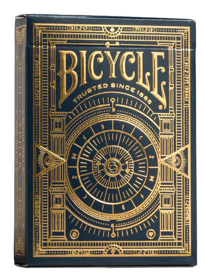 Cypher Premium Black Playing Cards, Gold Foil, Encrypted Messages in Playing Cards, 1 Deck