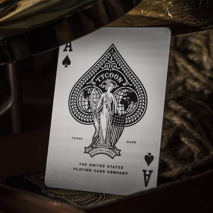 Tycoon Playing Cards (Black) by theory11