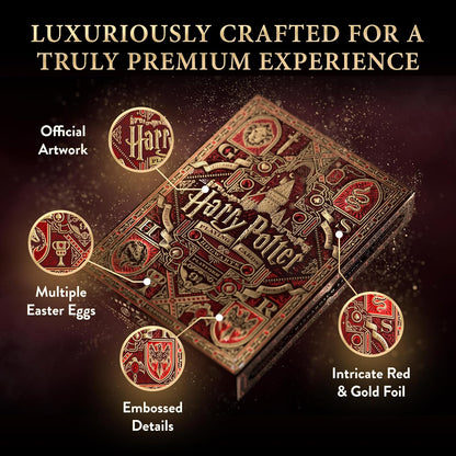 theory11 Harry Potter Playing Cards - Red (Gryffindor)
