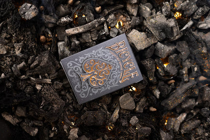 Cinder Premium Playing Cards, Silver Smoke Foil, 1 Deck