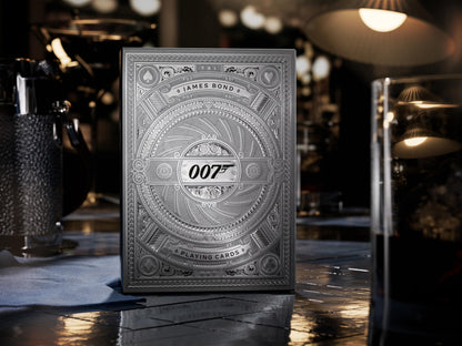 James Bond Silver Edition Playing Cards, 007 Playing Cards, Poker Size Standard Index