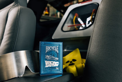 Back To The Future Playing Cards 1 Pack, Premium, Foil, Metallic , Blue