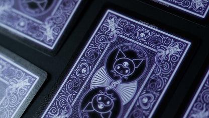 Kuromi Sanrio Playing Cards, Black, Pink and Purple, 1 Deck