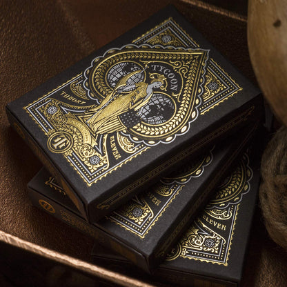 Tycoon Playing Cards (Black) by theory11