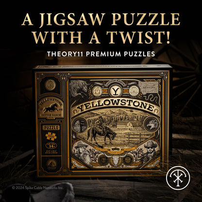 Yellowstone Jigsaw Puzzle - 1,000 Piece Jigsaw Puzzle - Officially Licensed Yellowstone Merchandise & Collectibles - Precision Fit and Premium Quality - Intermediate