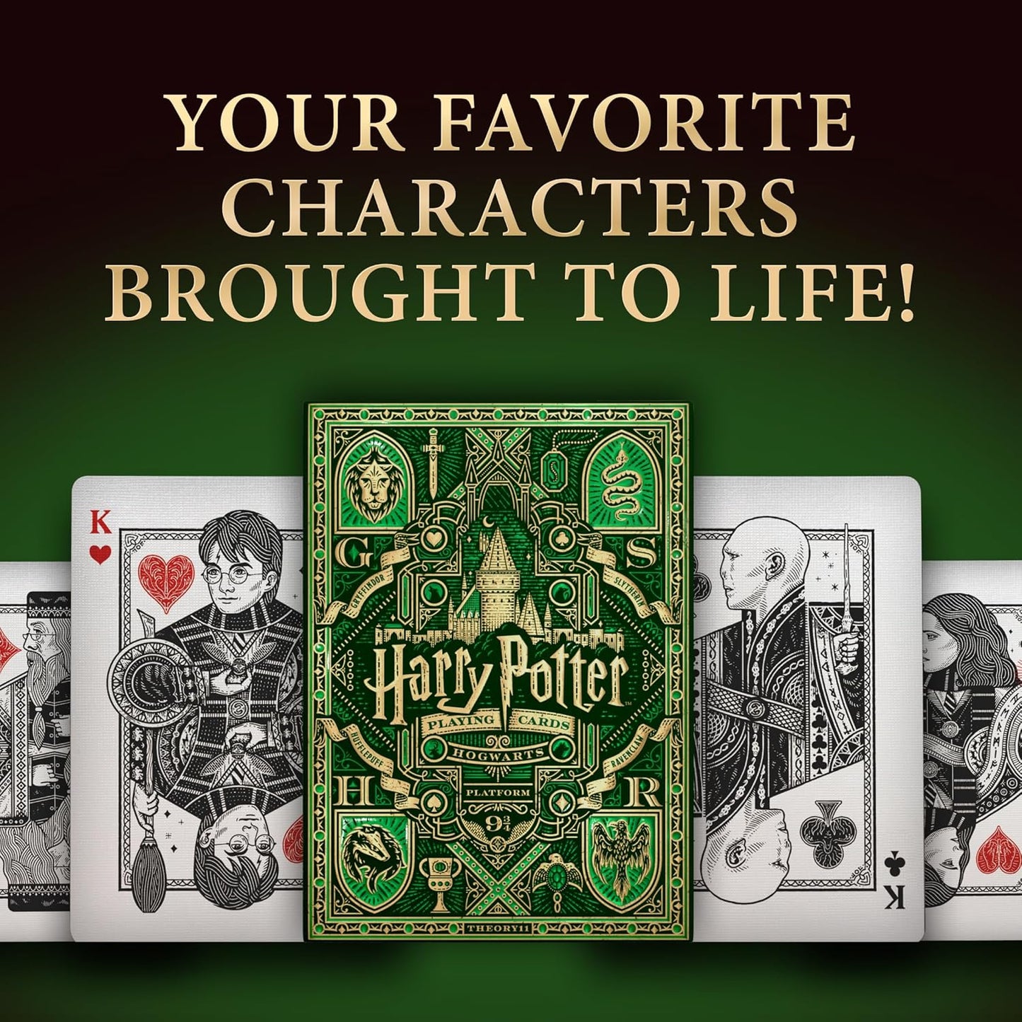 Harry Potter Playing Cards - Slytherin