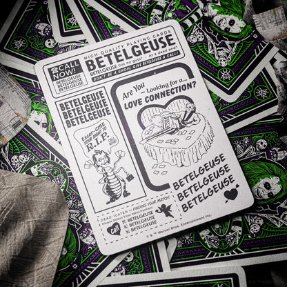 Beetlejuice Playing Cards by theory 11