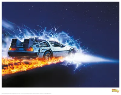 Back to the Future Limited Edition Art Print - 1