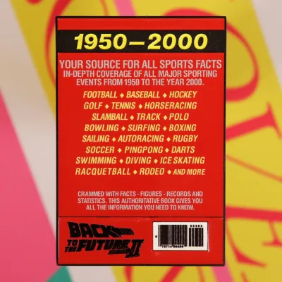 Back to the Future Limited Edition Sport Almanac Ingot