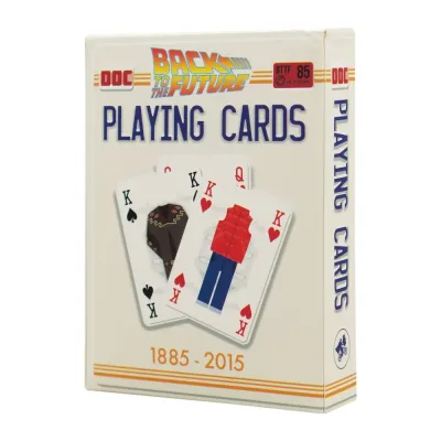 Back to the Future Playing Cards CDU Containing 12 Packs