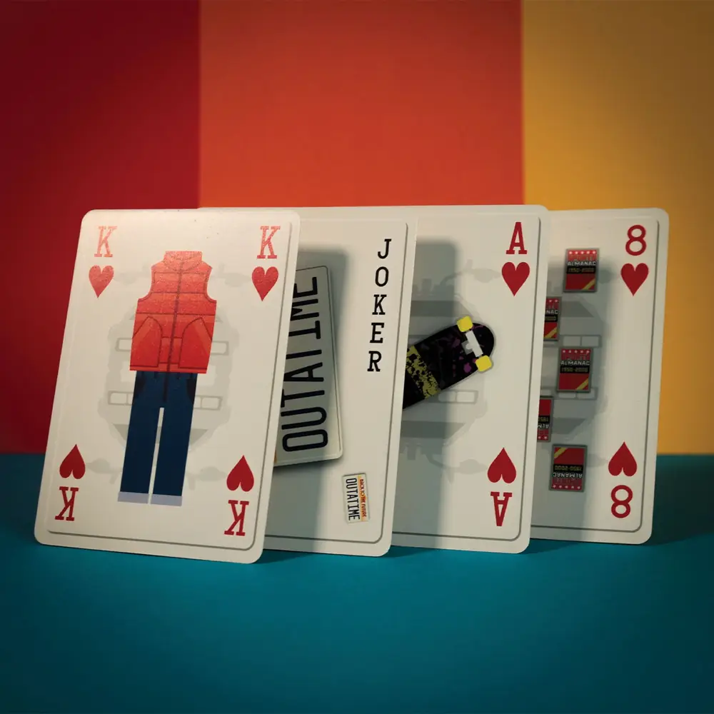 Back to the Future Playing Cards CDU Containing 12 Packs