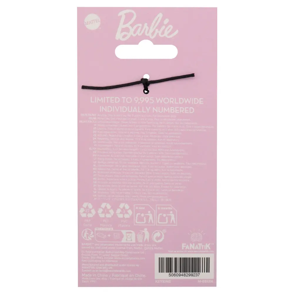 Barbie™ - Limited Edition License Plate Keyring