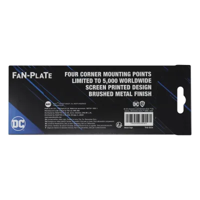DC Batman Batmobile Schematic Fan-Plate