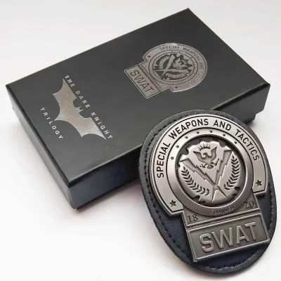 Batman The Dark Knight Replica Gotham City SWAT Badge
