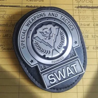 Batman The Dark Knight Replica Gotham City SWAT Badge