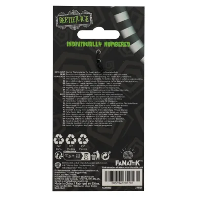 Beetlejuice Handbook of the Recently Deceased Keyring