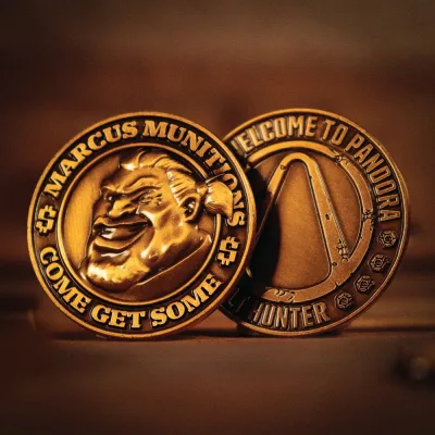 Borderlands Marcus Munitions Limited Edition Coin