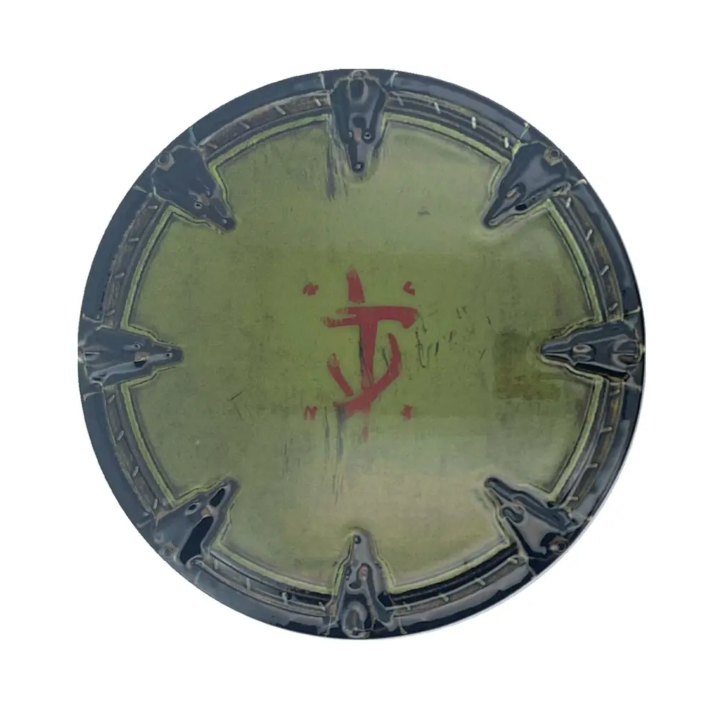 DOOM: The Dark Ages Shield Saw Medallion and Art Card