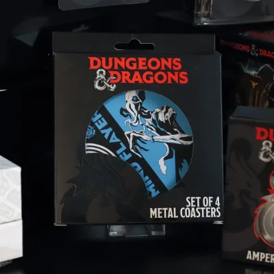 Dungeons & Dragons Set of 4 Printed Metal Coasters