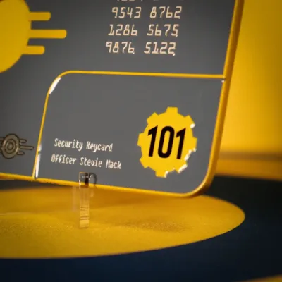Fallout 3 Vault 101 Limited Edition Security Keycard Replica