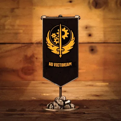 Fallout Limited Edition Brotherhood of Steel Metal Banner