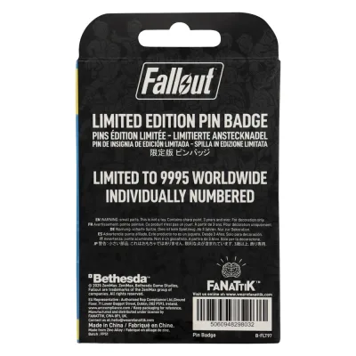 Fallout Limited Edition Charisma Boy Pin Badge