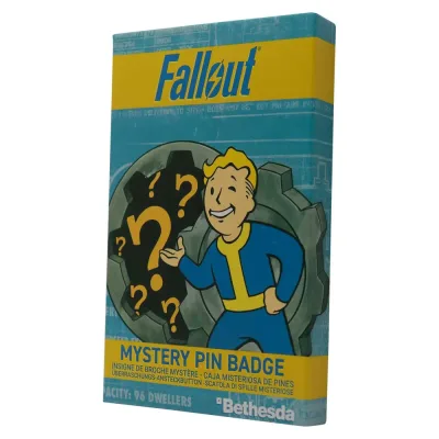 Fallout Mystery Pin Badge CDU Containing 12 Blind Boxes
