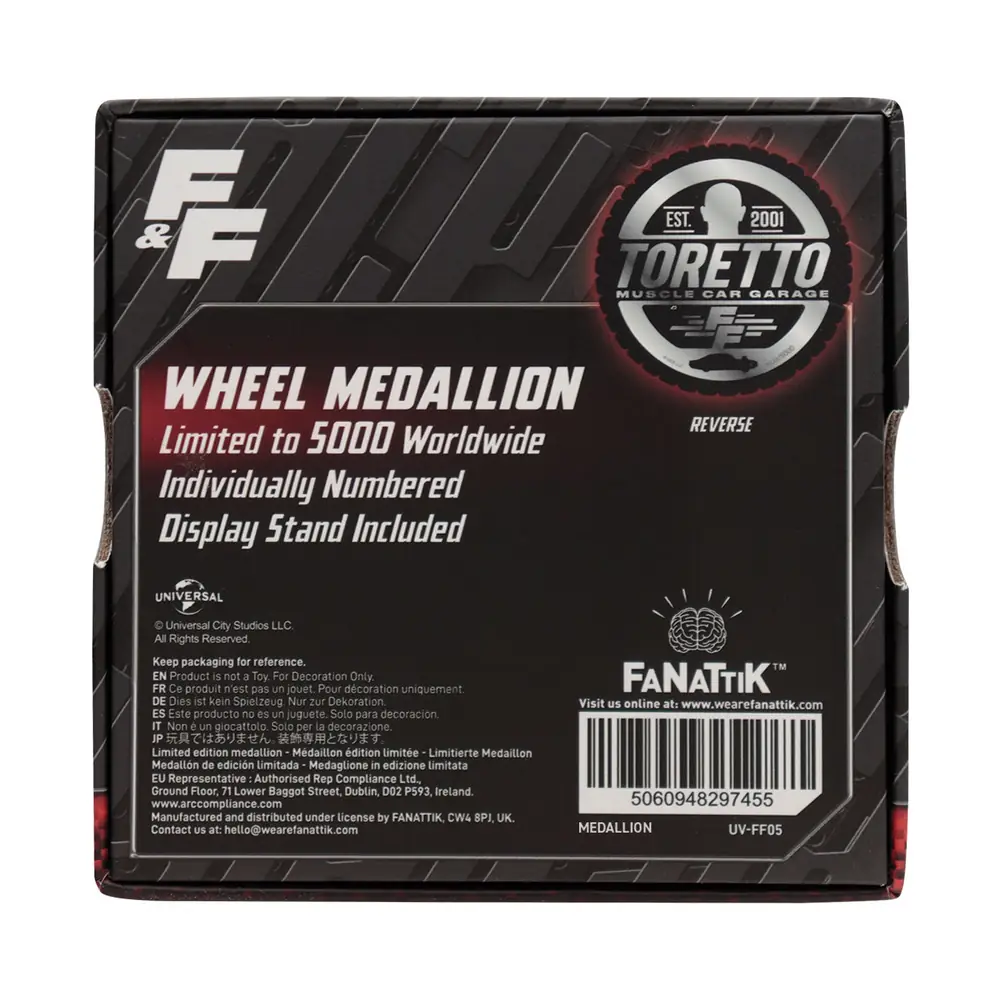 Fast & Furious ‘Born for Speed’ Medallion