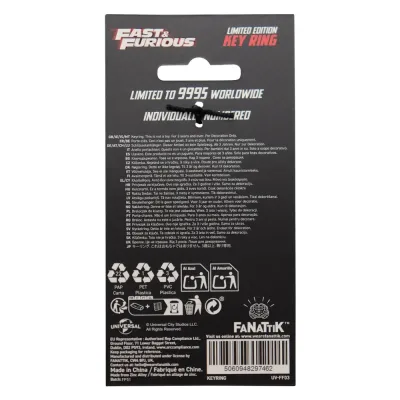 Fast & Furious ‘You Ride You Fight’ Keyring