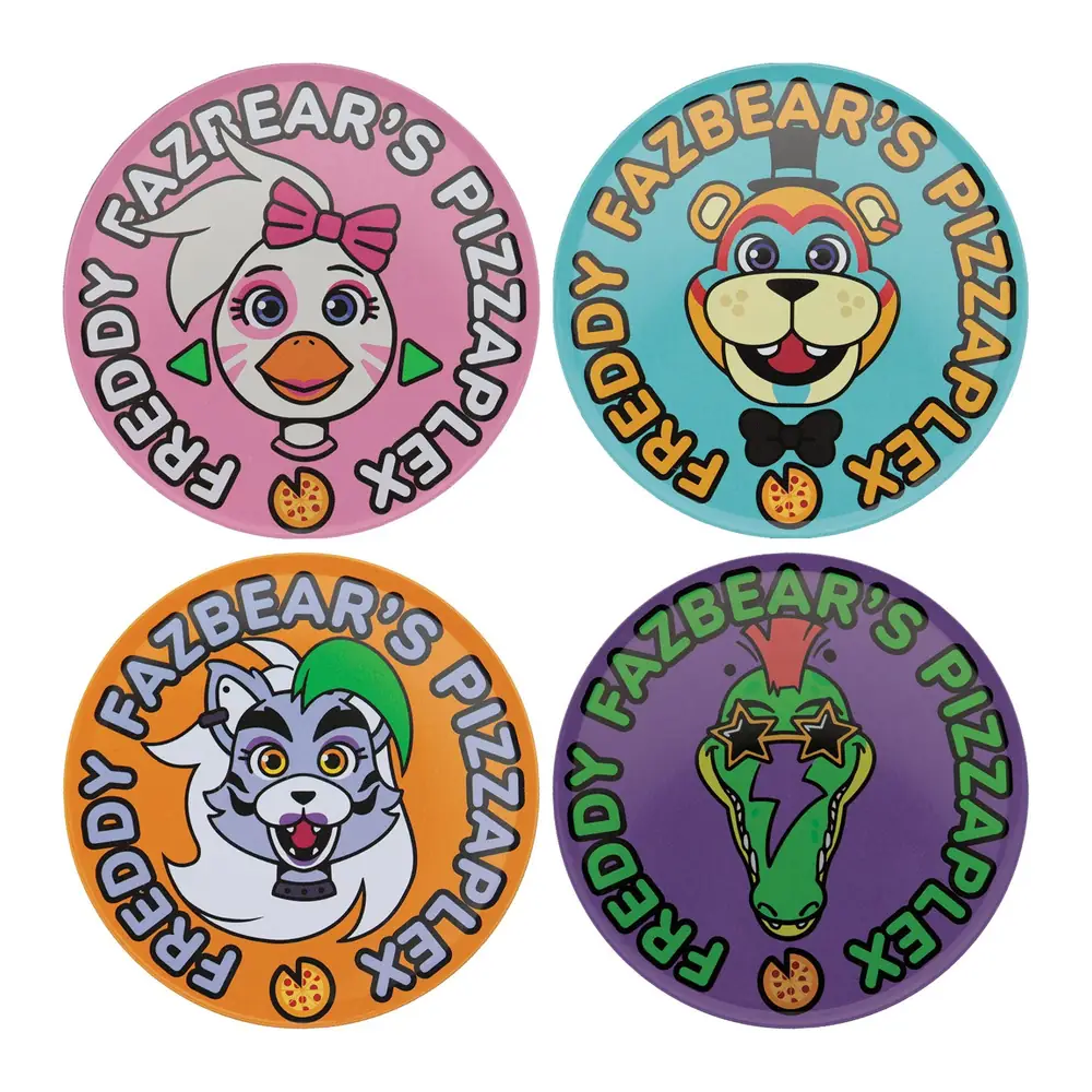 Five Nights at Freddy's Printed Metal Drinks Coasters
