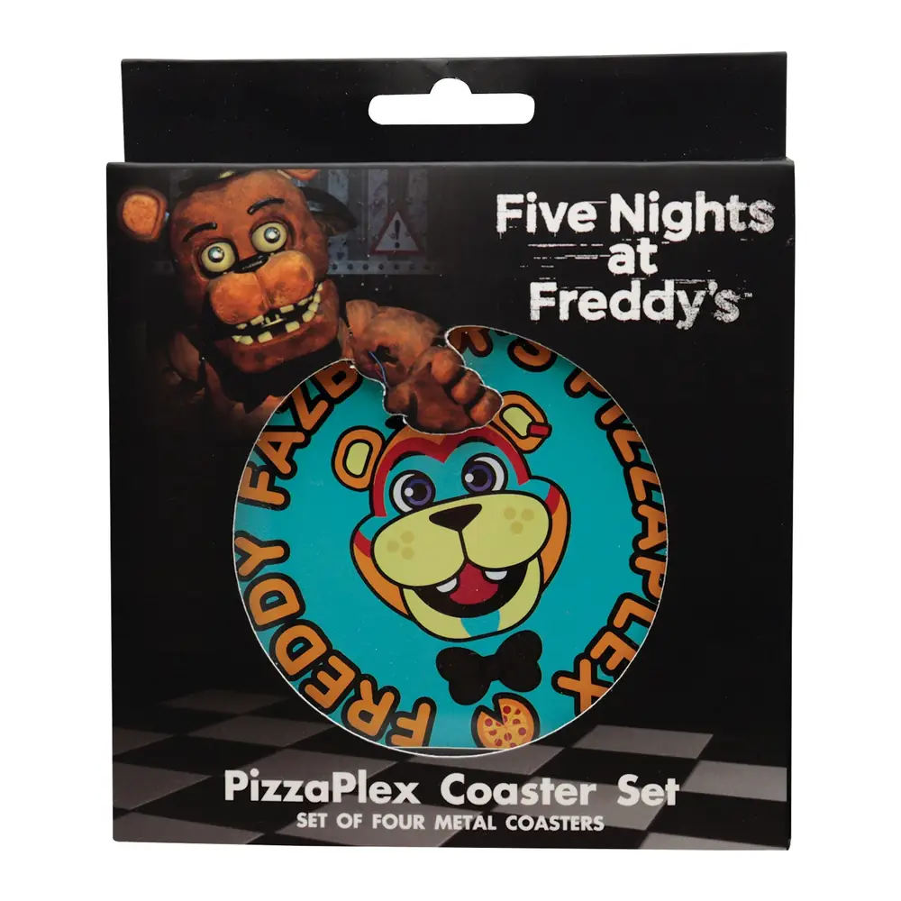 Five Nights at Freddy's Printed Metal Drinks Coasters