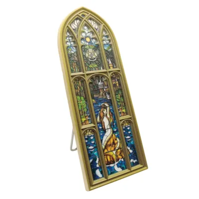 Harry Potter Mermaid Stained Glass Window Resin Plaque
