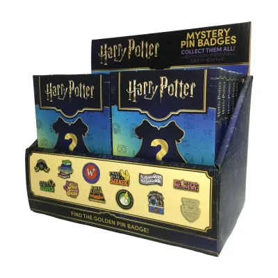 Harry Potter Mystery Pin Badge CDU Containing 12 Blind Boxes