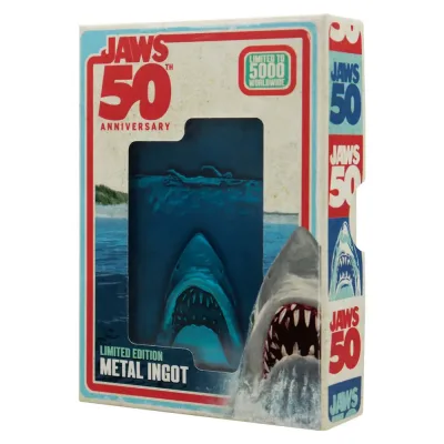 Jaws 50th Anniversary Poster Limited Edition Ingot