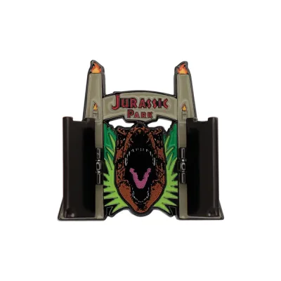 Jurassic Park Gates Hinged Pin Badge