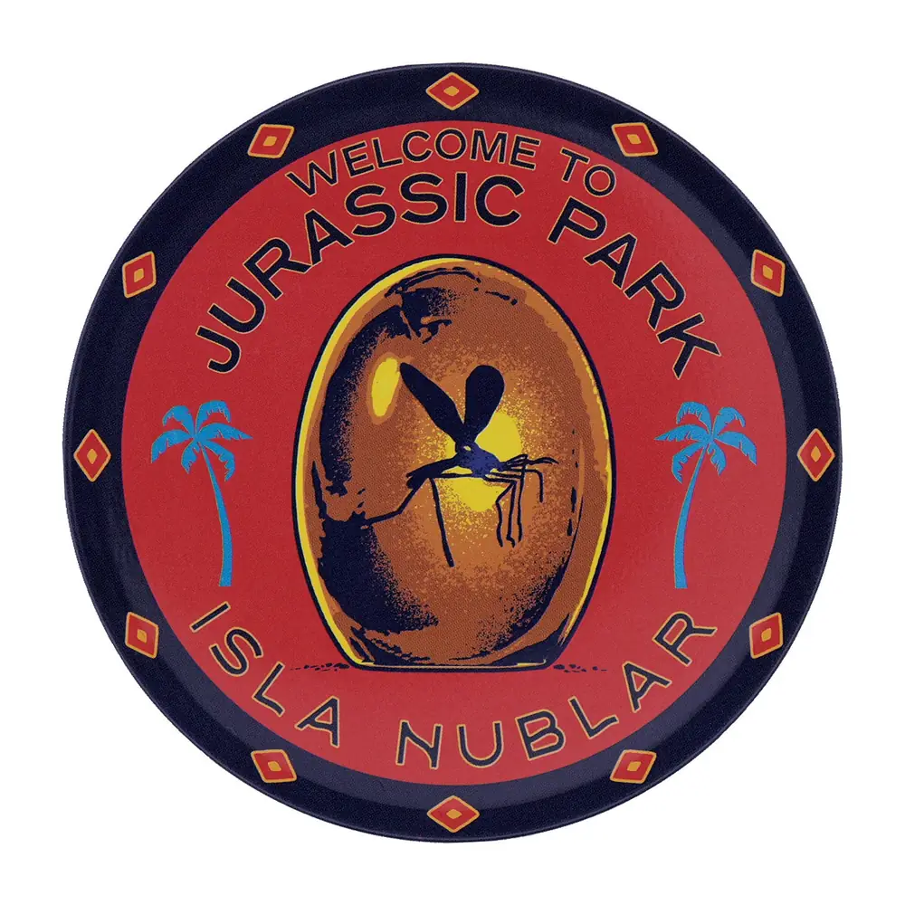 Jurassic Park Printed Metal Drinks Coasters