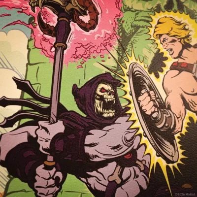 Masters of the Universe™ - Limited Edition He-Man™ & Skeletor™ Art Print