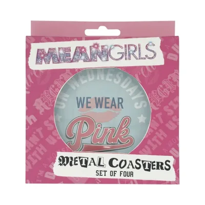Mean Girls Set of Four Printed Metal Coasters