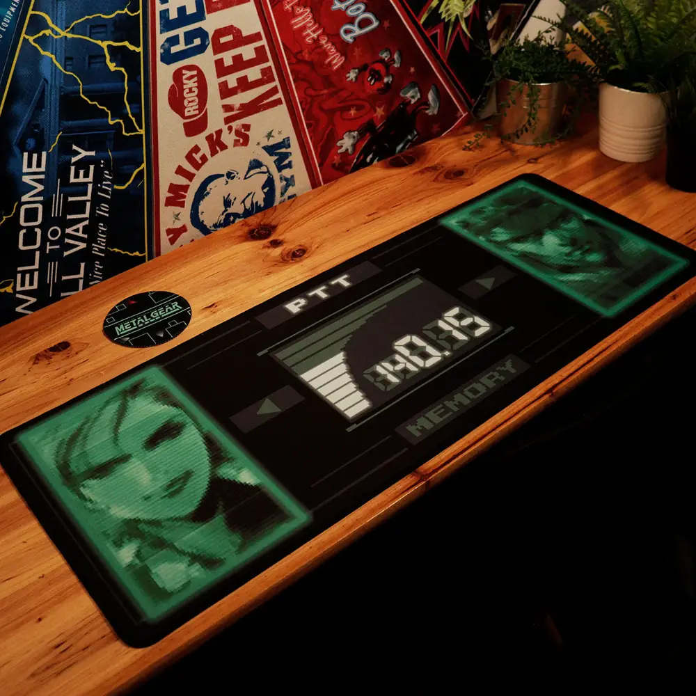 Metal Gear Solid Desk Pad & Coaster Set