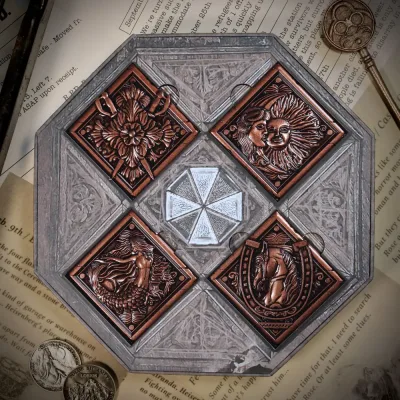 Resident Evil Village Limited Edition Replica House Crest Medallion Collection