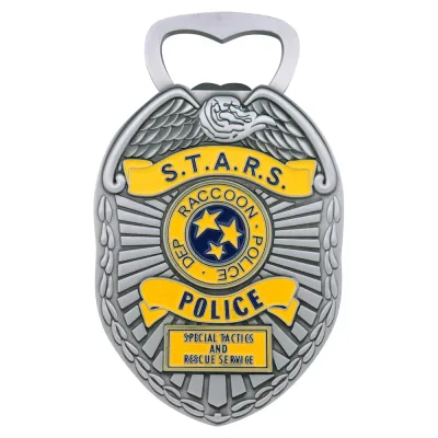 Resident Evil Police Badge Bottle Opener