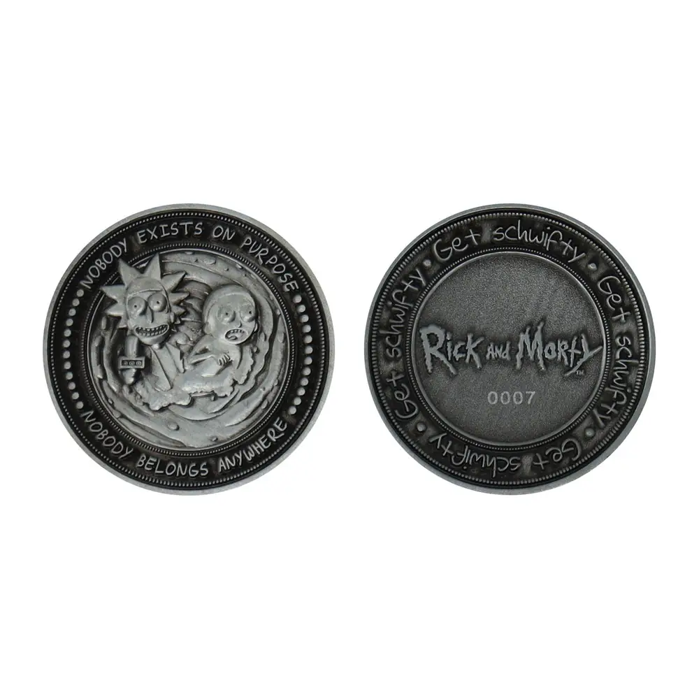 Ricky & Morty Limited Edition Collectible Coin