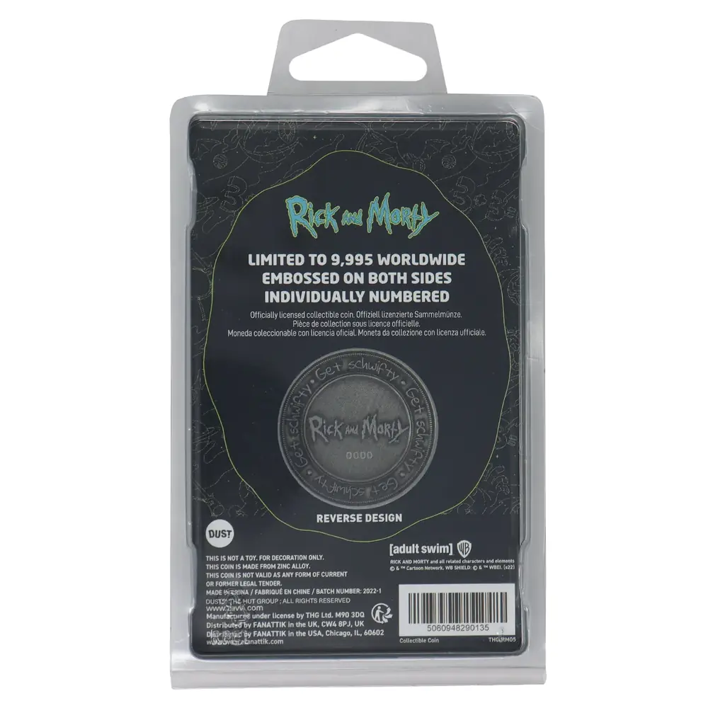 Ricky & Morty Limited Edition Collectible Coin