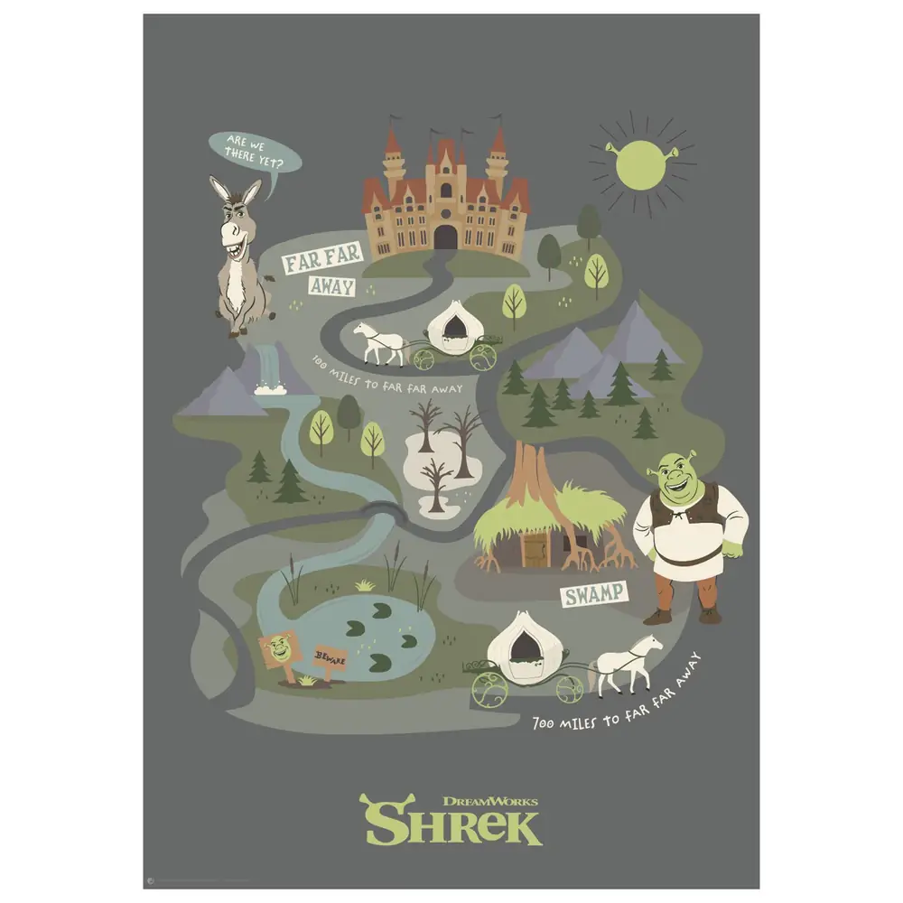 Shrek ‘Journey to Far Far Away’ Art Print