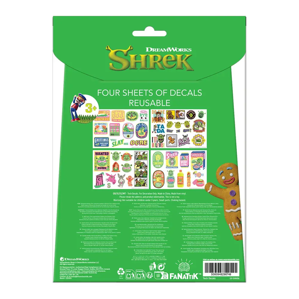 Shrek Tech Decal Stickers