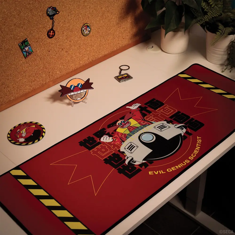 Sonic The Hedgehog – Dr. Eggman Deskpad & Coaster Set
