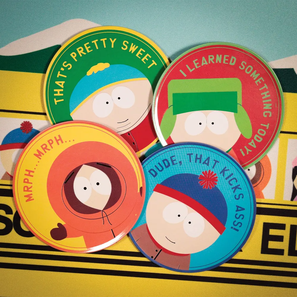 South Park - Set of 4 Printed Coasters