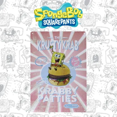 SpongeBob SquarePants Krusty Krab Tin Sign