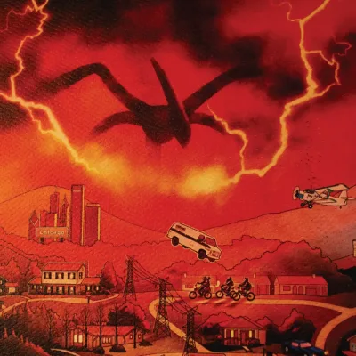 Stranger Things A3 Art Print