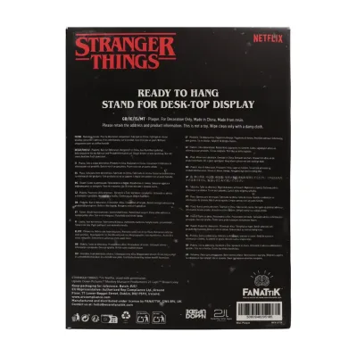 Stranger Things Creel House Stained Glass Window Resin Plaque